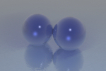 Vibrations of microspheres probed with ultrashort optical pulses