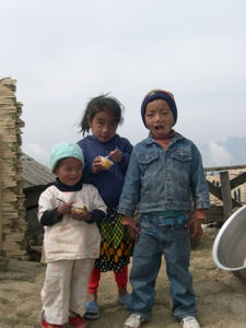 Children at Kalpokhri