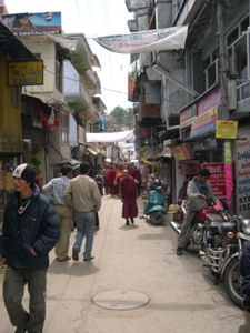 McLeodganj main street