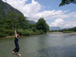 Rope Slide, Vang Vieng