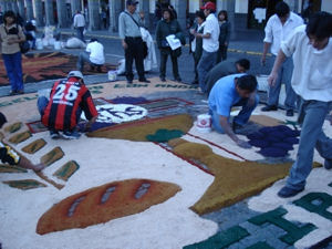 Festival in the Plaza de Armas, Arequipa